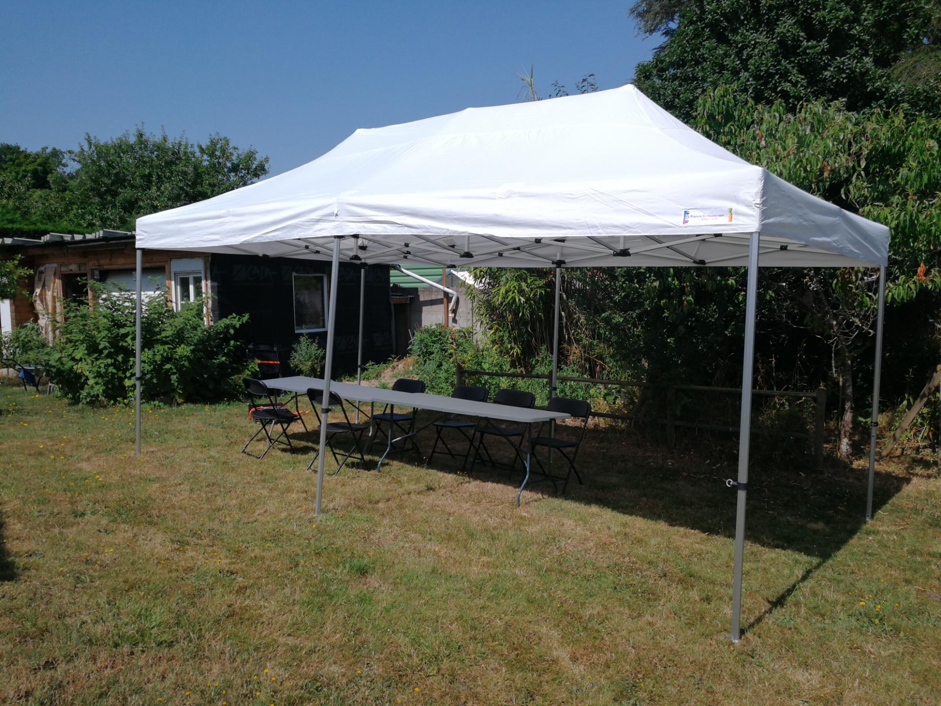 Barnum 6x3 blanc ouvert